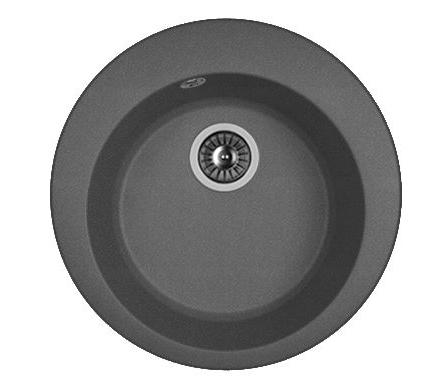 Мойка кухонная из литьевого мрамора Dr. Gans ГАЛА 25.010.B0510.411 51*51 см. графит Мойка кухонная из литьевого мрамора Dr. Gans ГАЛА 25.010.B0510.411 51*51 см. графит