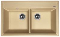 Мойка кухонная керамогранитная Florentina ЛИПСИ 820 20.370.E0820.104 82*51 см. бежевый