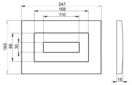 Клавиша для инсталляции Alcaplast  M470  
