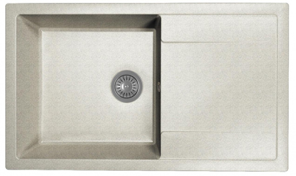 Мойка кухонная из литьевого мрамора Dr. Gans ТЕХНО 860 25.030.D0860.408 86*51 см. серый Мойка кухонная из литьевого мрамора Dr. Gans ТЕХНО 860 25.030.D0860.408 86*51 см. серый