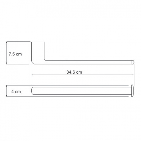 Полотенцедержатель WasserKRAFT BERKEL K-6851  