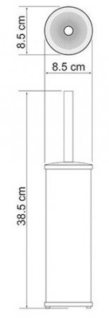 Ёрш напольный WasserKRAFT  K-1047  