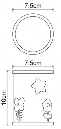 Стакан настольный WasserKRAFT LOSSA K-3428  