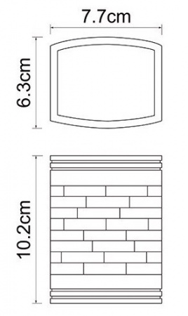 Стакан настольный WasserKRAFT MAIN K-4728  