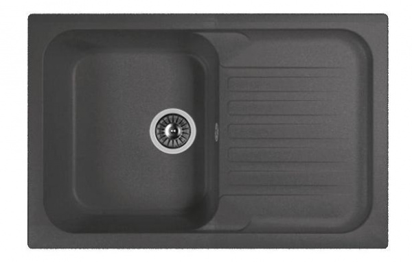 Мойка кухонная из литьевого мрамора Dr. Gans АДЕЛЬ 780 25.090.C0780.411 78*51 см. графит Мойка кухонная из литьевого мрамора Dr. Gans АДЕЛЬ 780 25.090.C0780.411 78*51 см. графит