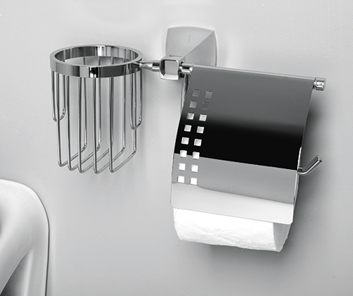 Держатель туалетной бумаги и освежителя воздуха WasserKRAFT WERN K-2559  