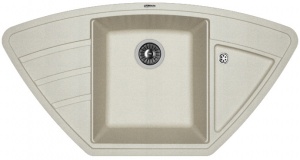 Мойка кухонная керамогранитная Florentina ЛИПСИ 980C 20.180.D0980.305 98*51 см. грей