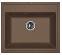 Мойка кухонная керамогранитная Florentina ЛИПСИ 600 20.120.D0600.303 60*51 см. мокко