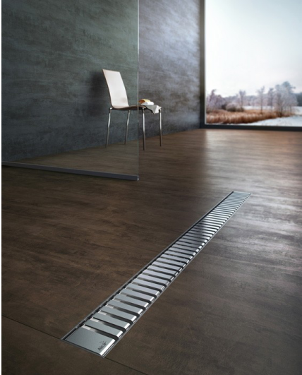 Решетка для душевого канала Alcaplast  LINE-650L   Решетка для душевого канала Alcaplast  LINE-650L