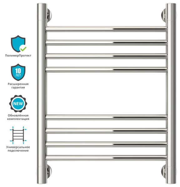 Полотенцесушитель водяной Сунержа БОГЕМА+ 00-0220-5040 500х400 