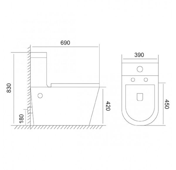 Унитаз-компакт Mirsant PANDORA    Унитаз-компакт Mirsant PANDORA