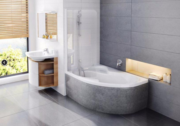 Ванна акриловая Ravak ROSA II CK210P0000 150x105 см. левая 