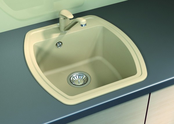 Мойка кухонная керамогранитная Florentina НИРЕ 480 20.190.B0480.102 48*51 см. черный