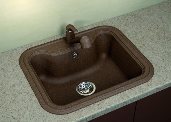 Мойка кухонная керамогранитная Florentina КРИТ 630 20.110.D0630.202 63*51 см. шампань