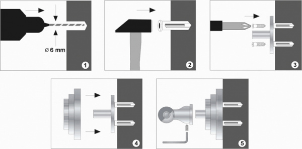 Полотенцедержатель WasserKRAFT ISAR K-7340   Полотенцедержатель WasserKRAFT ISAR K-7340